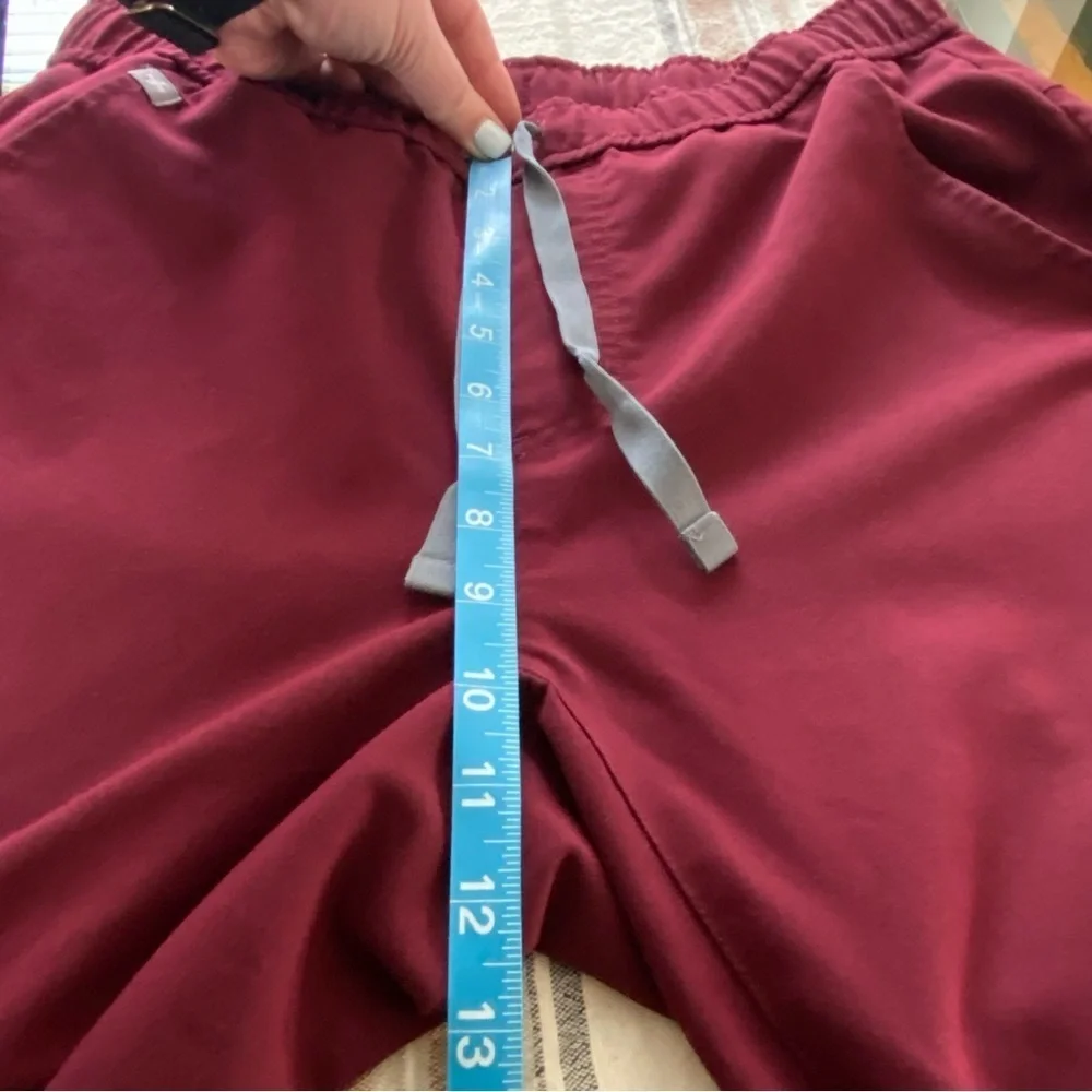FIGS Maroon Red Tansen Jogger Scrub Pants Small